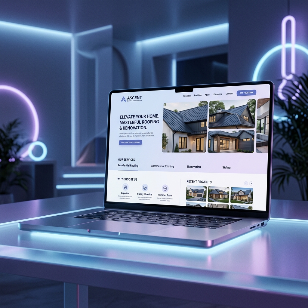 Ready website and marketing mockup